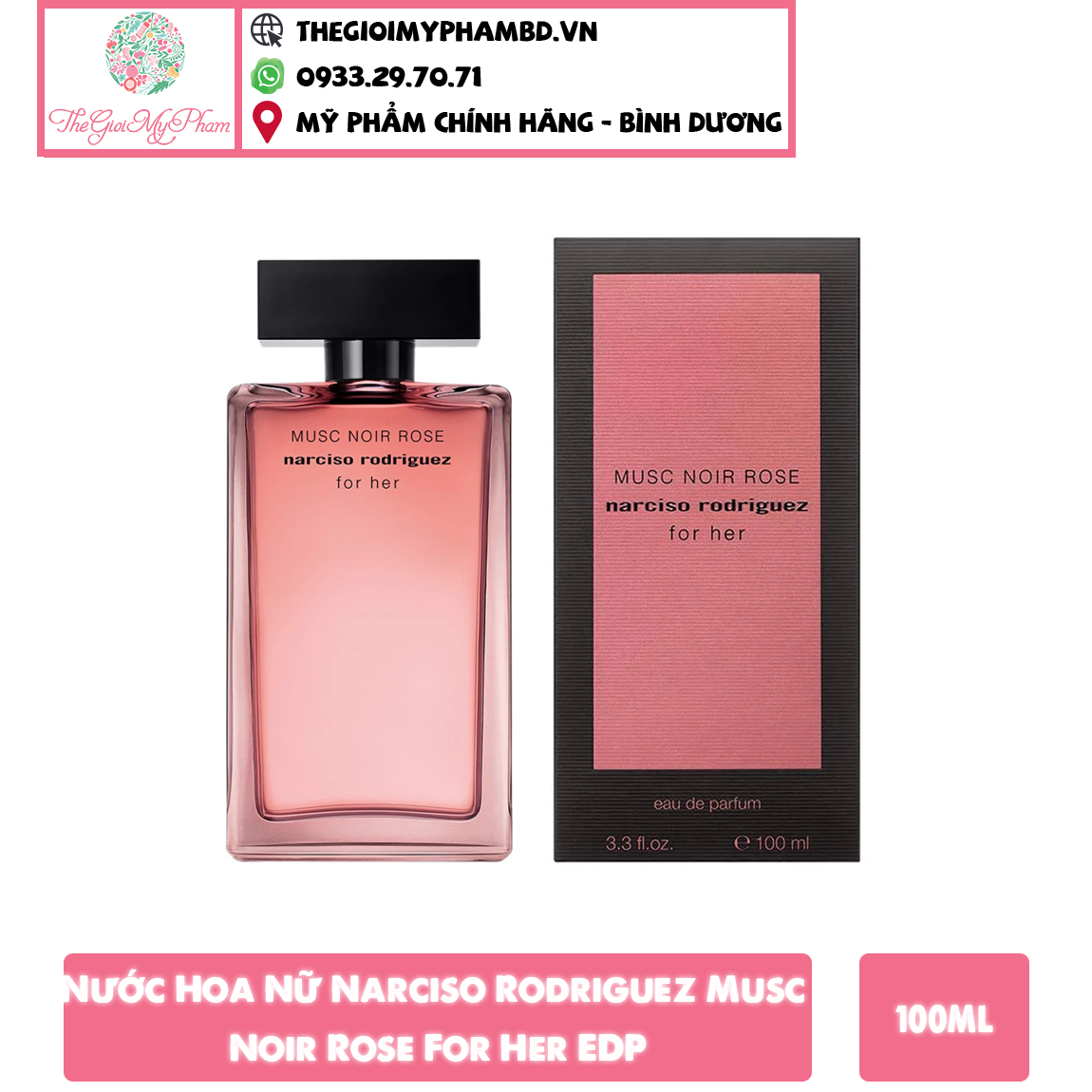 Narciso Rodriguez - Musc Noir Rose EDP 100ml (Ko Tđ)