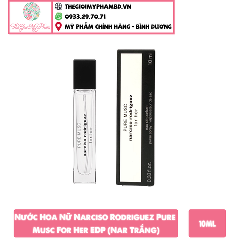 Nước Hoa Nữ Narciso Rodriguez Pure Musc For Her EDP 10ml (Nar Trắng)
