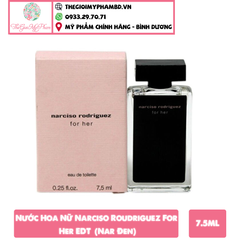 Narciso Rodriguez - For Her EDT 7.5ml (Vỏ hồng cam) Ko tđ