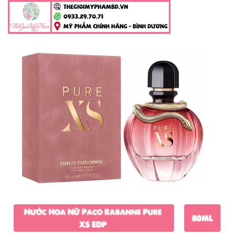 Nước Hoa Nữ Paco Rabanne Pure XS EDP 80ml (Ko Tđ)