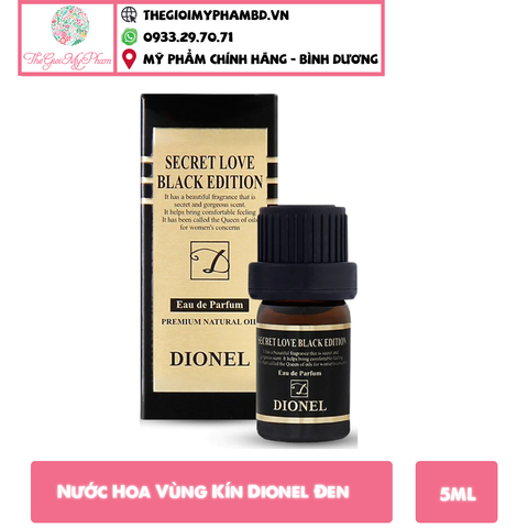 Nước Hoa Vùng Kín Dionel Đen 5ml