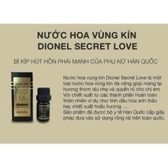 Nước Hoa Vùng Kín Dionel Đen 5ml