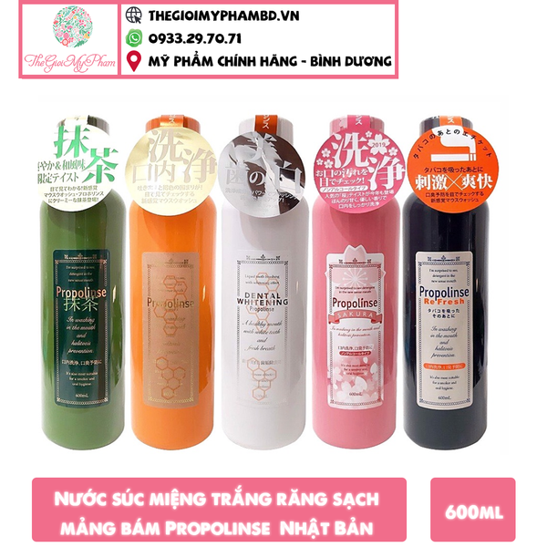 Nước Súc Miệng Propolinse 600ml #Trắng