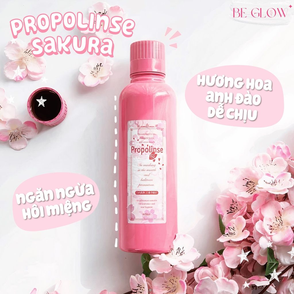 Nước Súc Miệng Propolinse 600ml #Hồng
