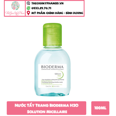 Tẩy Trang Bioderma 100ml #Xanh