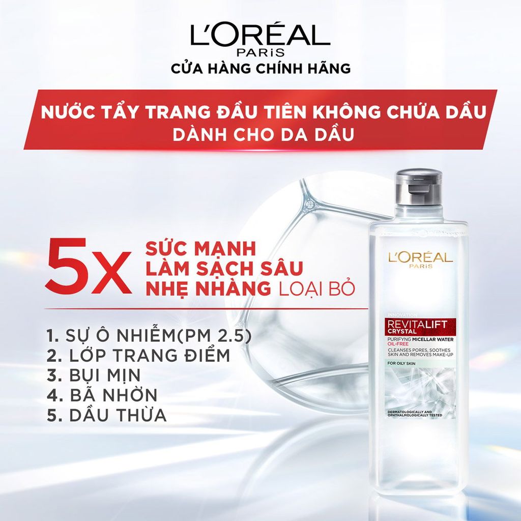 Loreal - Nước Tẩy Trang L’oreal Revitalift For Oily Skin (95ml)