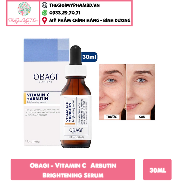 Obagi - Vitamin C + Arbutin Brightening Serum 30ml (Ko tđ)