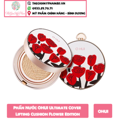 (Tách Set) Phấn Nước OHUI Ultimate Cover Lifting Cushion Flower Edition