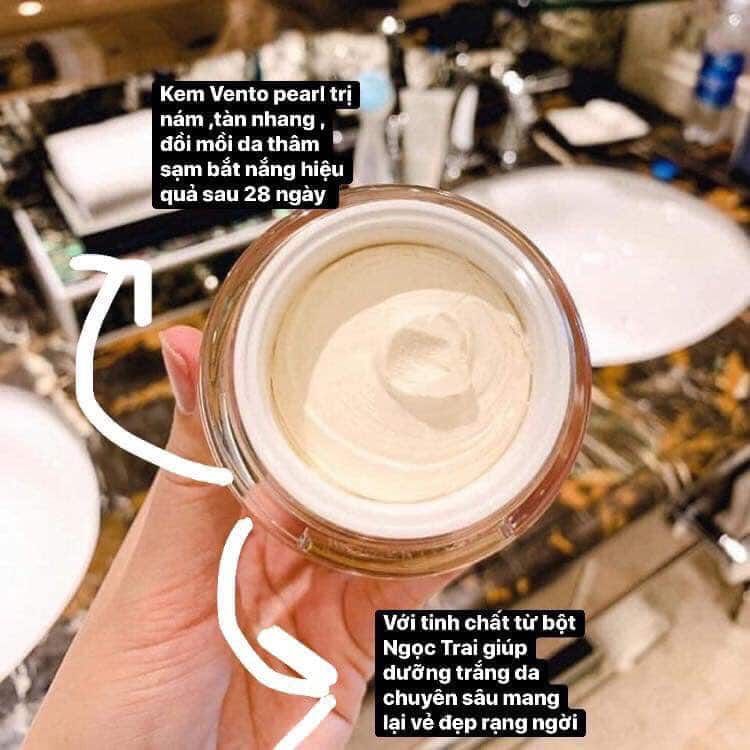 Kem Trị Nám Trắng Da Ngọc Trai Vento Vivere 30g #Vàng (Ko tđ)