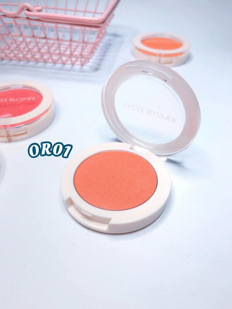 Phấn Má Hồng The Saem Saemmul Single Blusher OR01