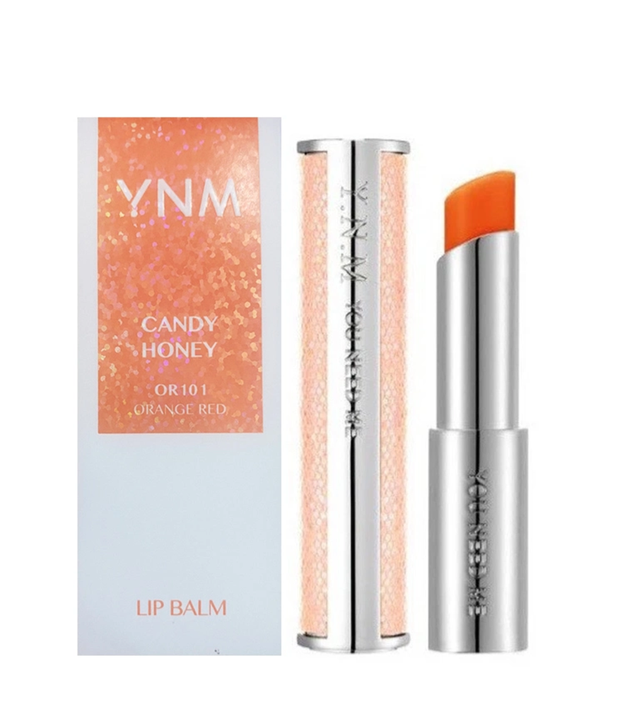 Son Dưỡng Có Màu YNM Candy Honey Lip Balm 3g #OR001 - Orange Red