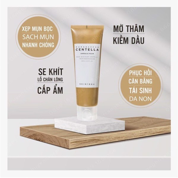 Sữa Rửa Mặt Skin1004 Làm Sạch Sâu Cho Da Nhạy Cảm 125ml