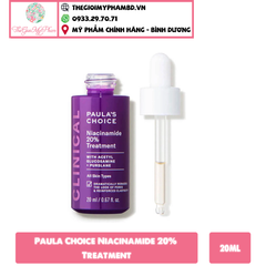 Paula Choice - Niacinamide 20% Treatment 20ml (Ko tđ)