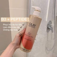Sữa tắm OLAY B3+Peptide Creme Body Wash 500ml