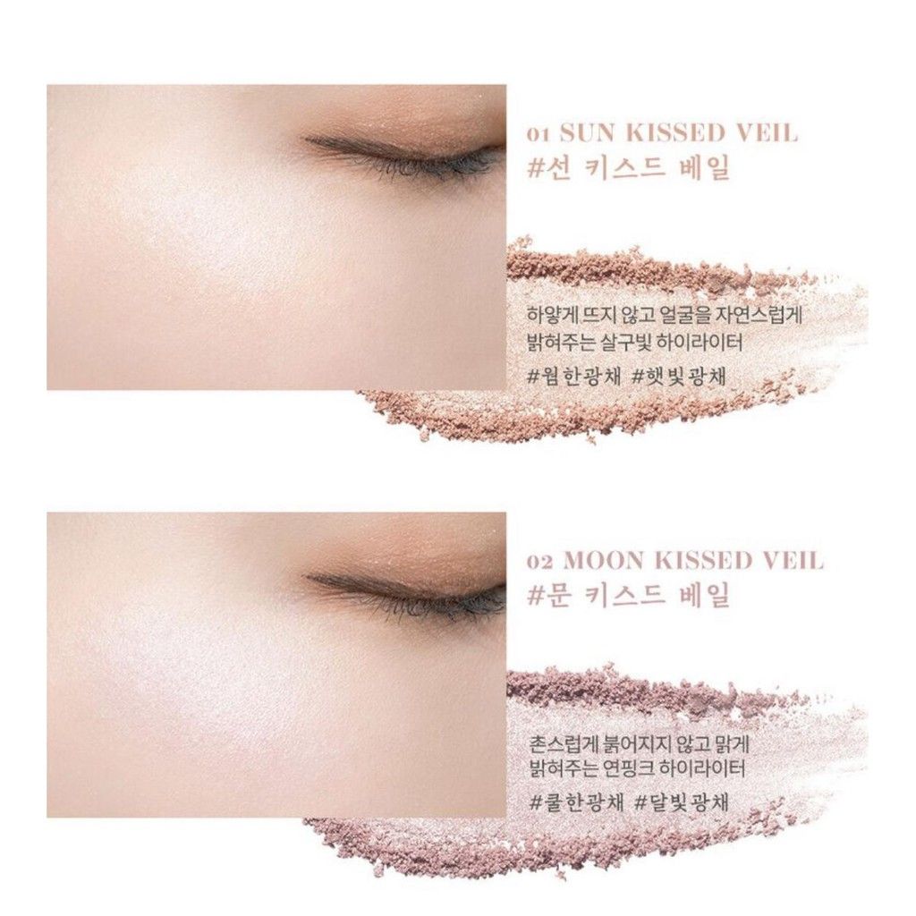 Phấn Bắt Sáng Romand See-Through Veillighter 5.5g - 02 Moon Kissed Veil