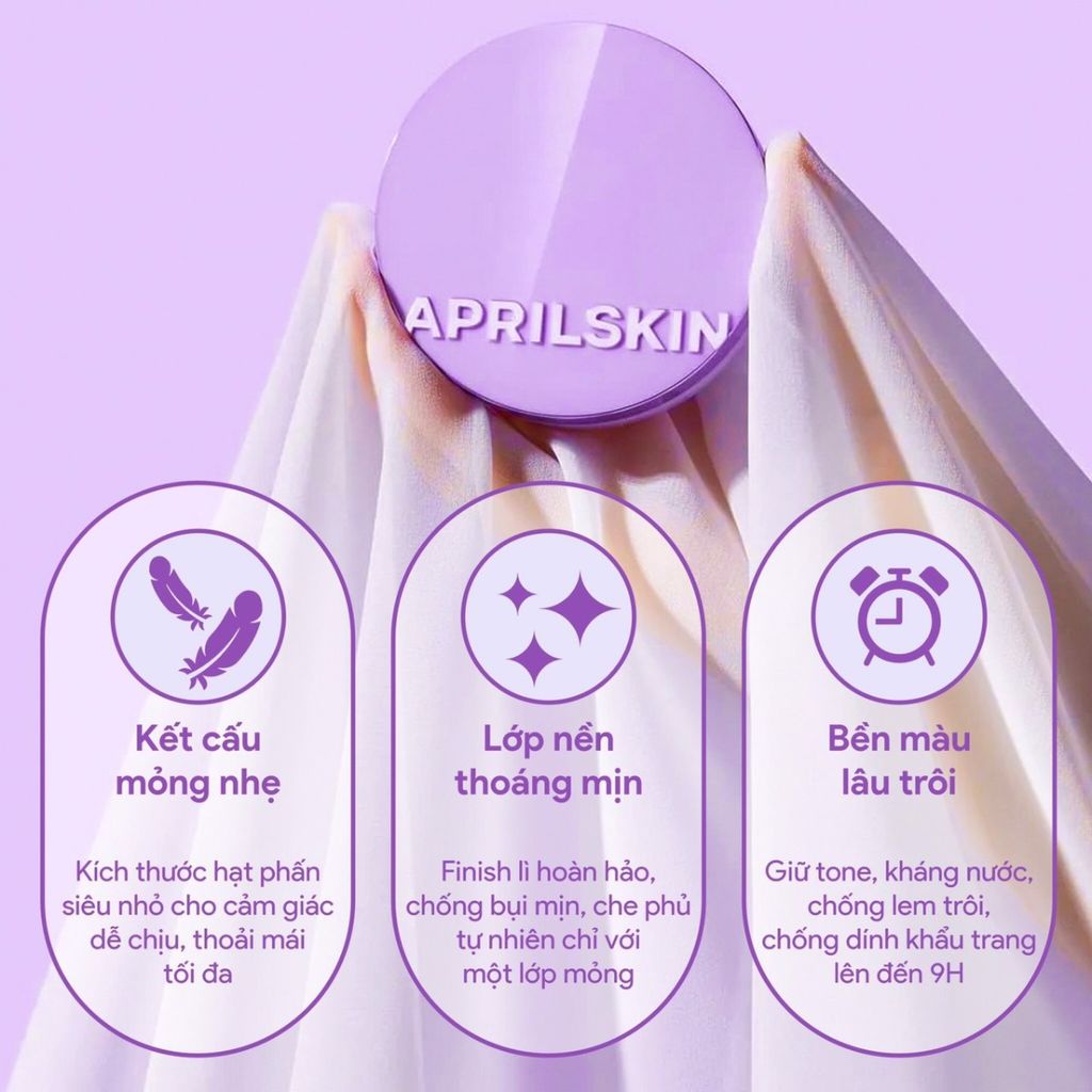 Phấn Nước Aprilskin Ultra Slim Cushion #23 (Kèm 1 Lõi)