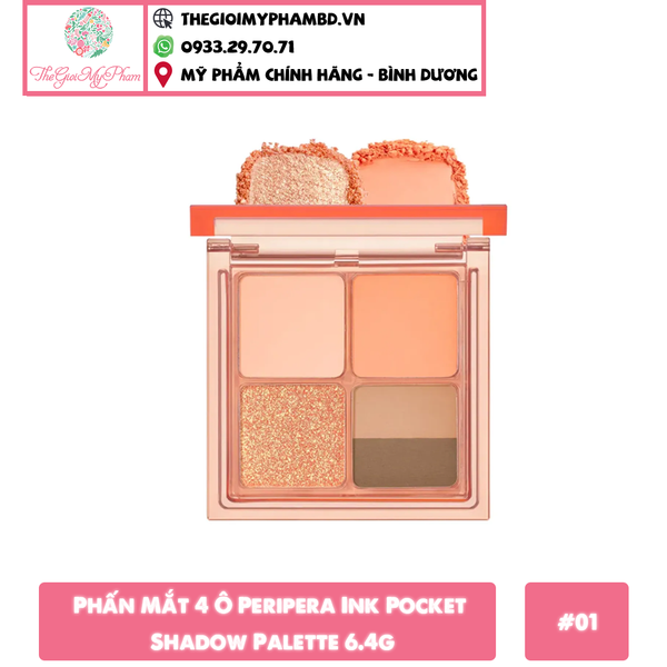 Phấn Mắt INK Pocket Shadow Palette #01