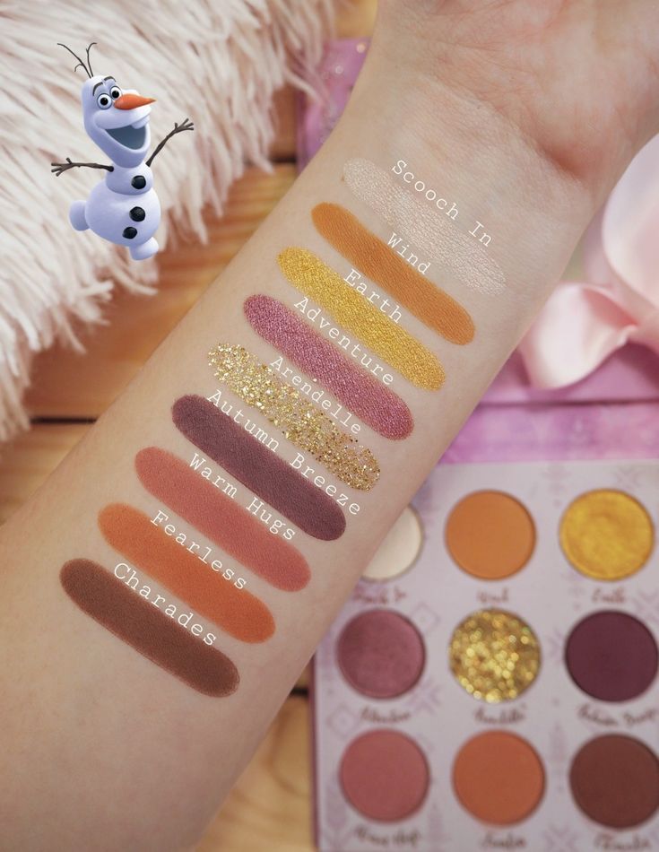 Phấn Mắt Colourpop Eyeshadow Palette Disney Frozen II #Anna