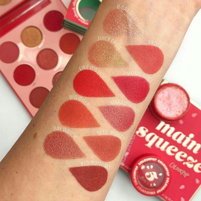 Set phấn mắt 9 ô Colourpop #Main Squeeze