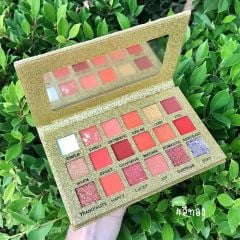 Phấn Mắt 18 Ô Sivanna Colors Pretty Galaxy Eyeshadow Palette Peach HF6037 #02