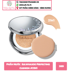 Phấn Nước Sulwhasoo Perfecting Cushion Coussin De Teint #21 Beige( Kèm Lõi) - Ko Tđ