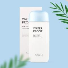 Missha - Kem Chống Nắng Water Proof Sun Milk 70ml (Xanh)