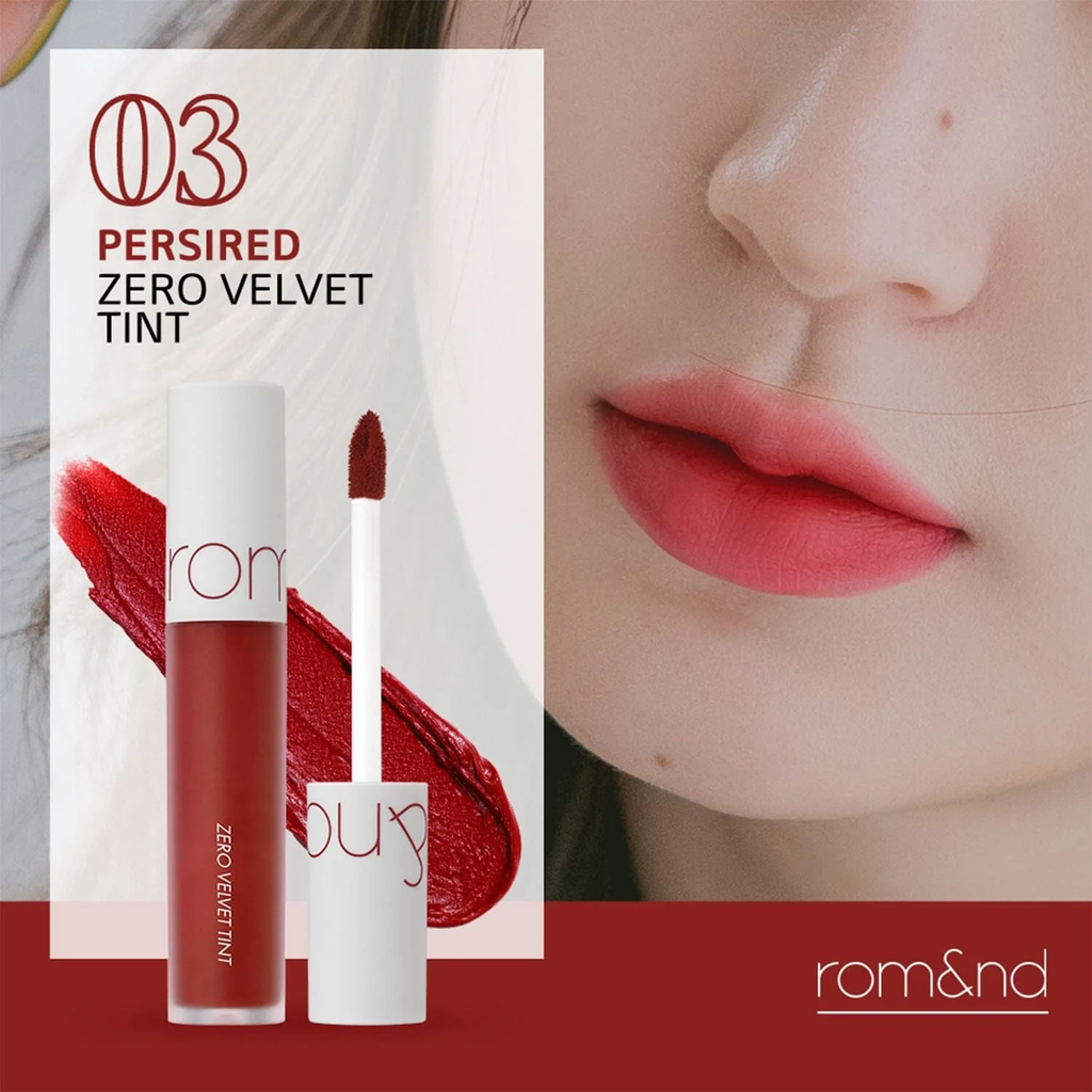 [Màu 01-11] Son Kem Romand Zero Velvet Tint 5.5g #10 Fever