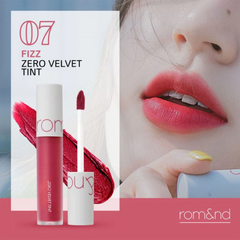 [Màu 01-11] Son Kem Romand Zero Velvet Tint 5.5g #10 Fever