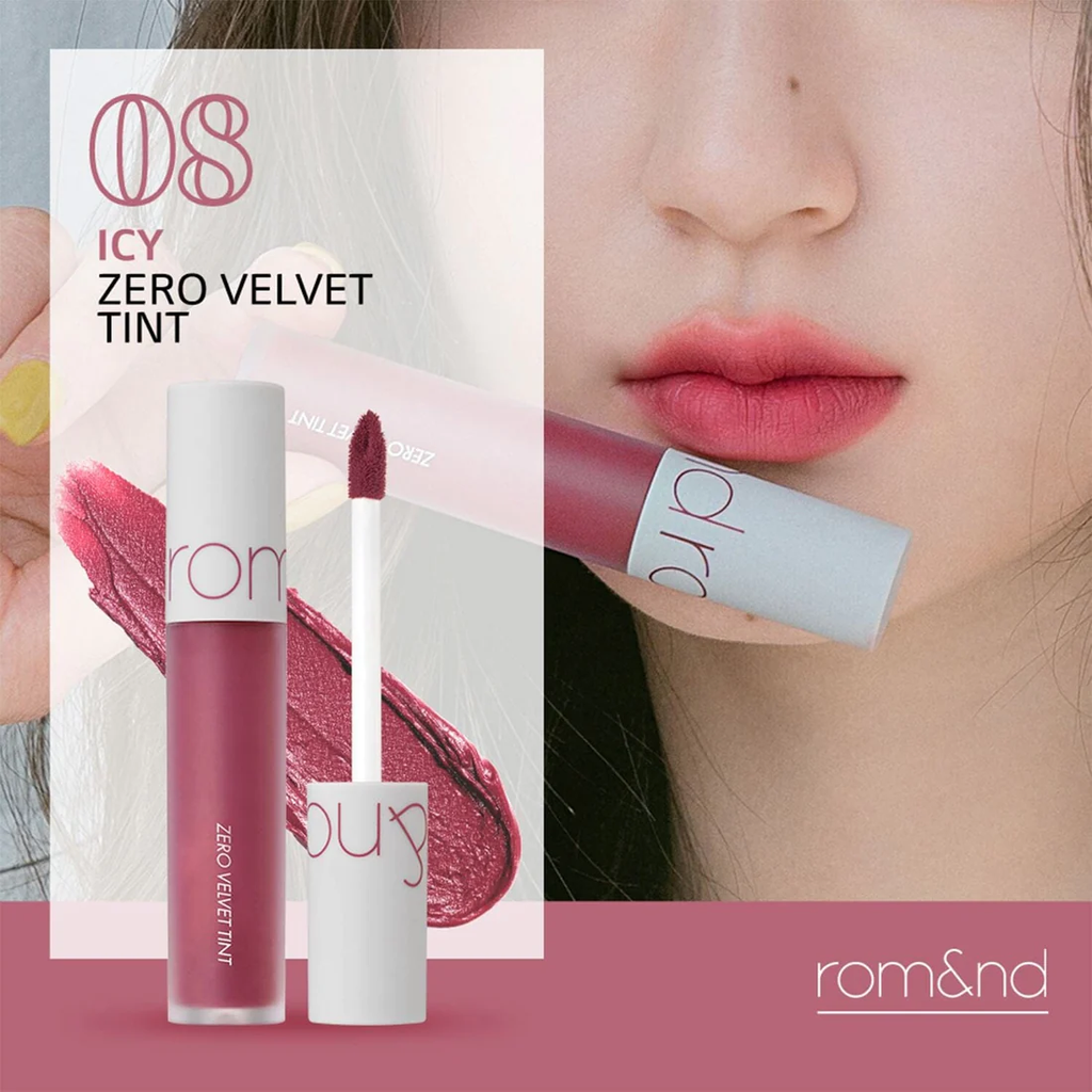 [Màu 01-11] Son Kem Romand Zero Velvet Tint 5.5g #10 Fever