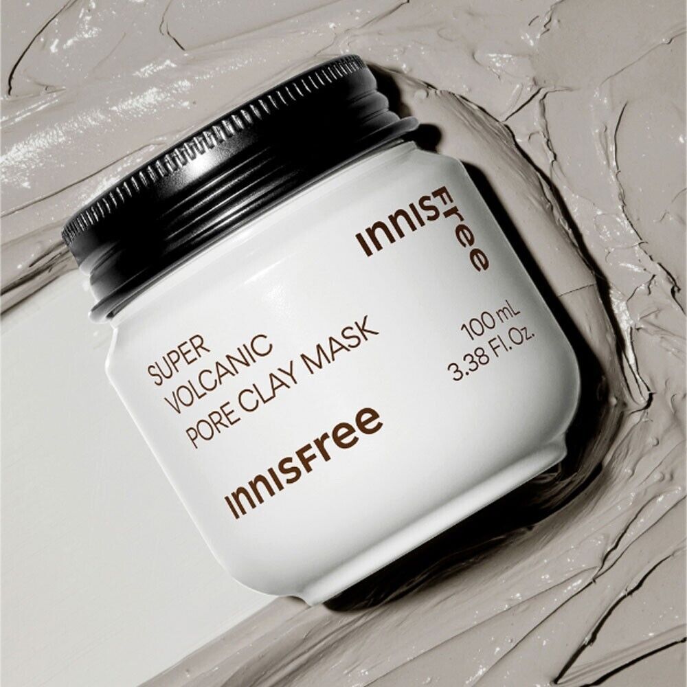 Mặt Nạ Đất Sét Tro Núi Lửa Innisfree Super Volcanic Pore Clay Mask 100ml (Mẫu Mới)
