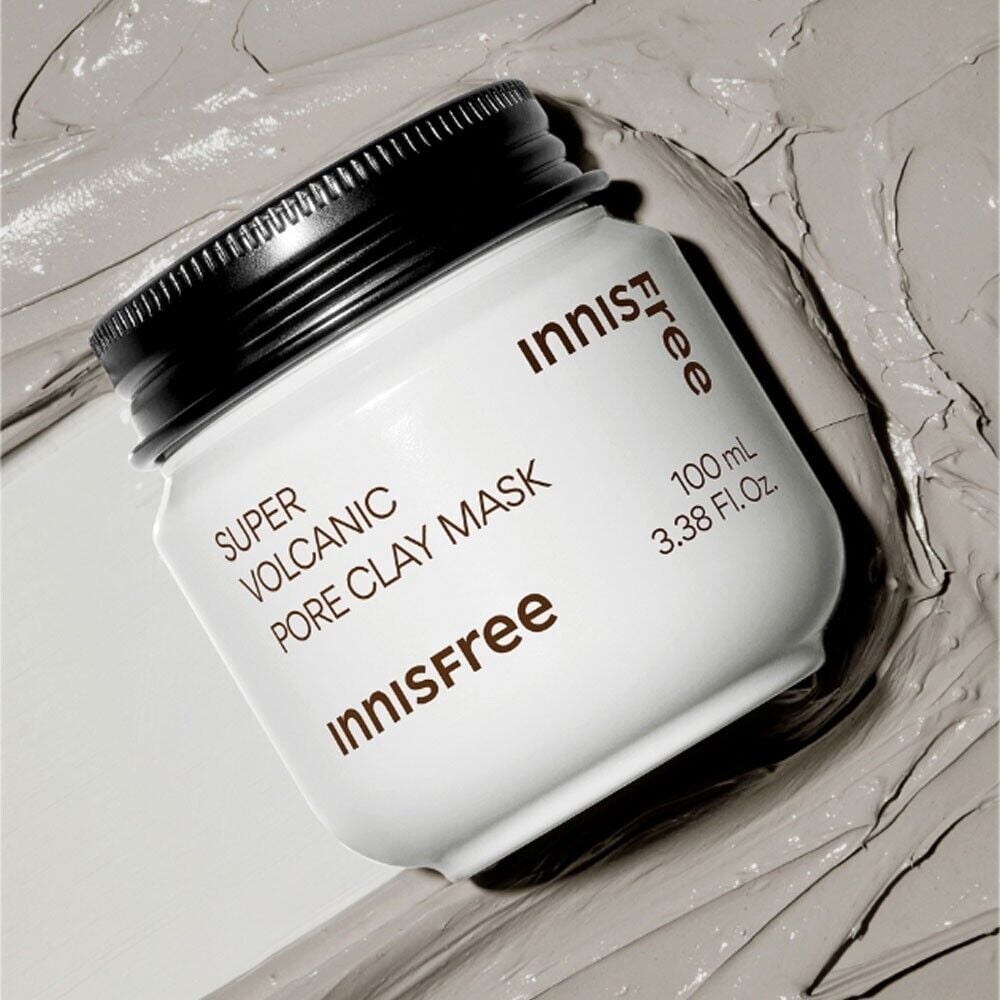 Mặt Nạ Đất Sét Tro Núi Lửa Innisfree Super Volcanic Pore Clay Mask 100ml (Mẫu Mới)