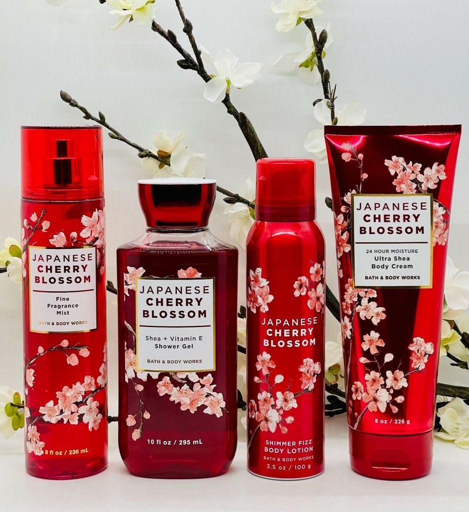 BBW - Gel Tắm 295ml #Cherry Blossom (Mẫu mới)