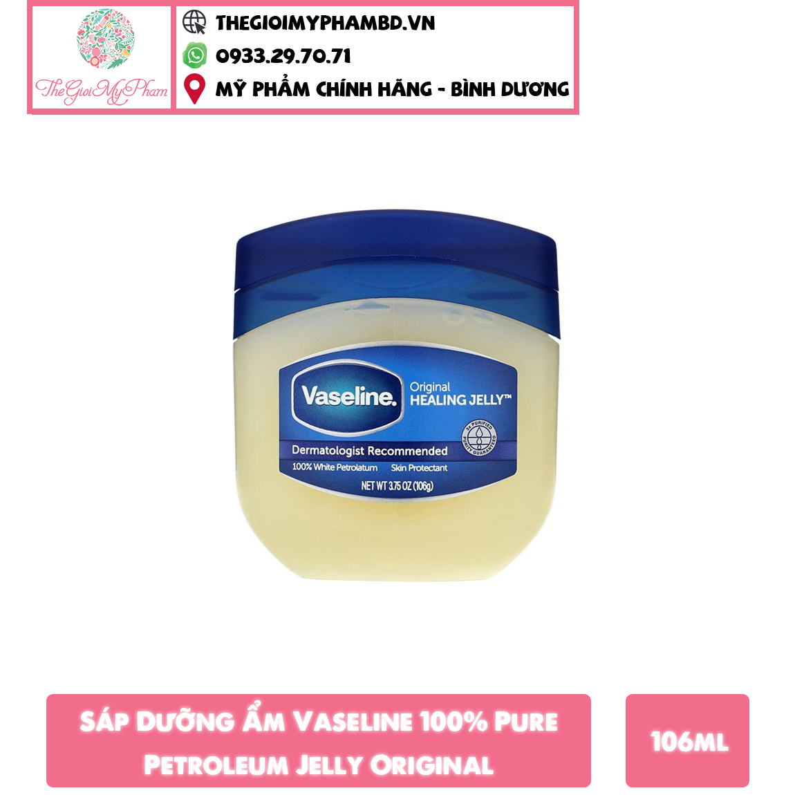Sáp Vaseline 106g