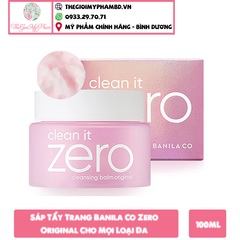 Sáp Tẩy Trang Banila Co Zero Original Cho Mọi Loại Da 100ml