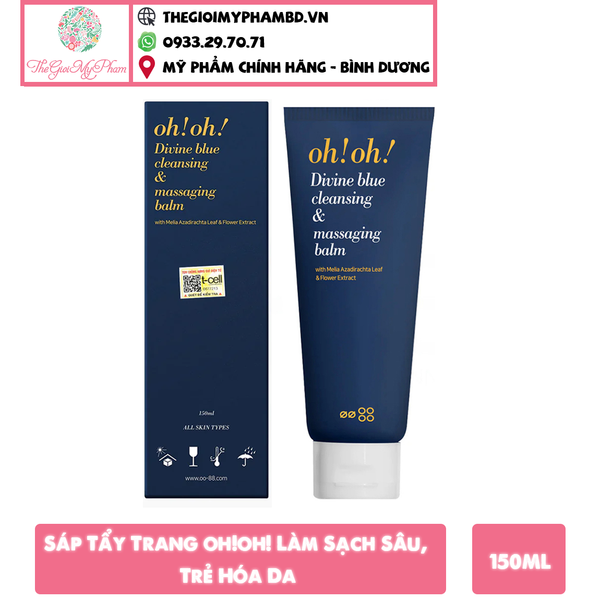 Sáp Tẩy Trang Oh!Oh! Làm Sạch Sâu, Trẻ Hóa Da 150ml