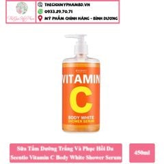 Sữa Tắm Dưỡng Trắng Và Phục Hồi Da Scentio Vitamin C Body White Shower Serum [450ml]