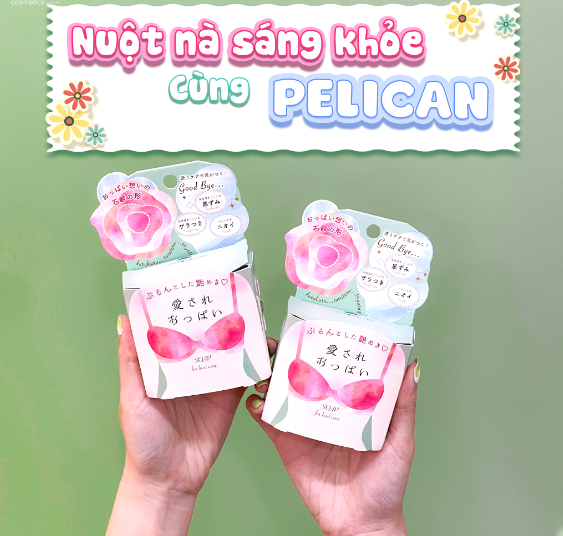 Xà Phòng Tắm Dành Cho Vùng Ngực Pelican Lovely Boob Care Soap 70g anh2