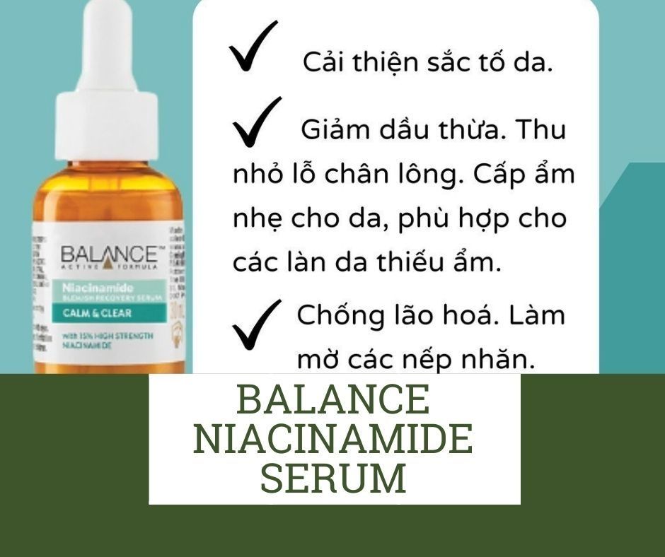 Balance - Tinh Chất Niacinamide Blemish Recovery 30ml