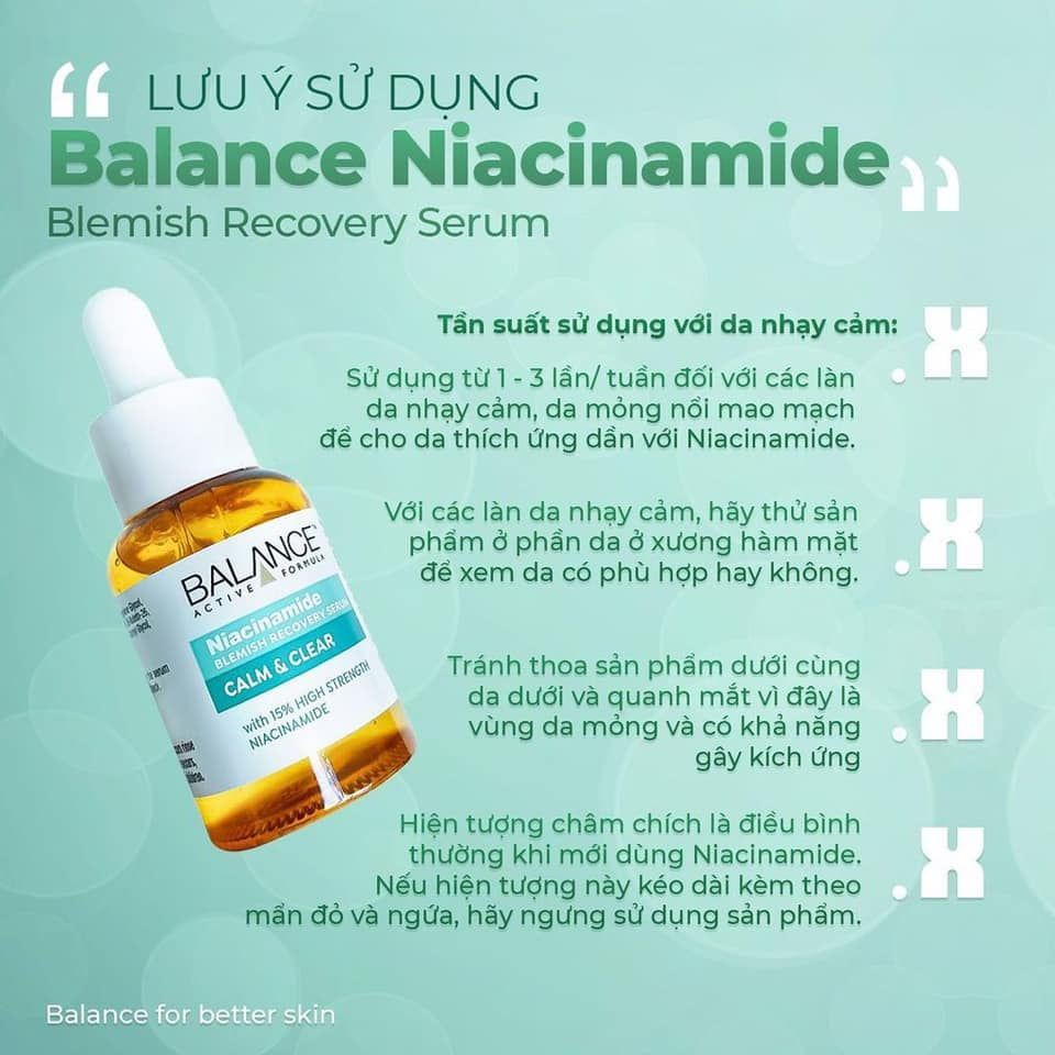 Balance - Tinh Chất Niacinamide Blemish Recovery 30ml