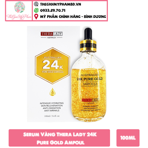 Serum Vàng Thera Lady 24K Pure Gold Ampoule 100ml