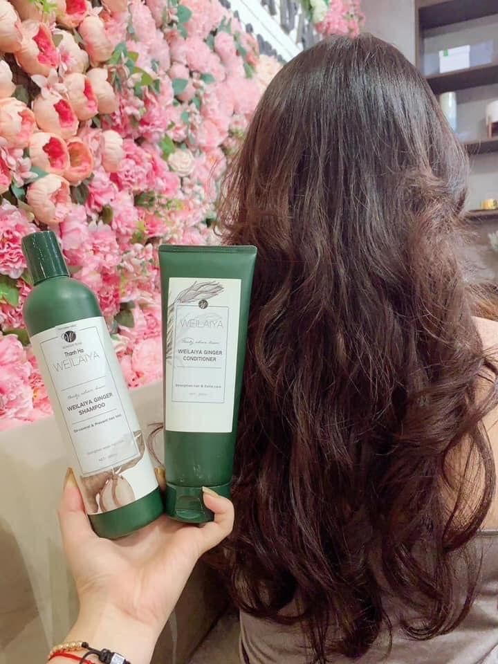 Set Gội Xã Gừng Weilaiya 400ml+250ml
