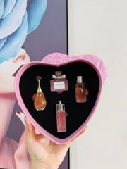 Dior - Set 4 Nước Hoa Mini (Hộp Tim Hồng) Ko tđ