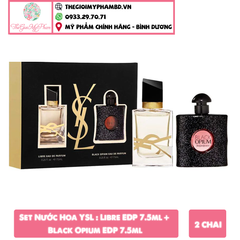 Set Nước Hoa YSL 2 Chai : Libre EDP 7.5ml + Black Opium EDP 7.5ml (Ko Tđ)