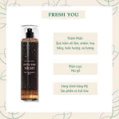 Xịt Thơm BBW #Into The Night 236ml