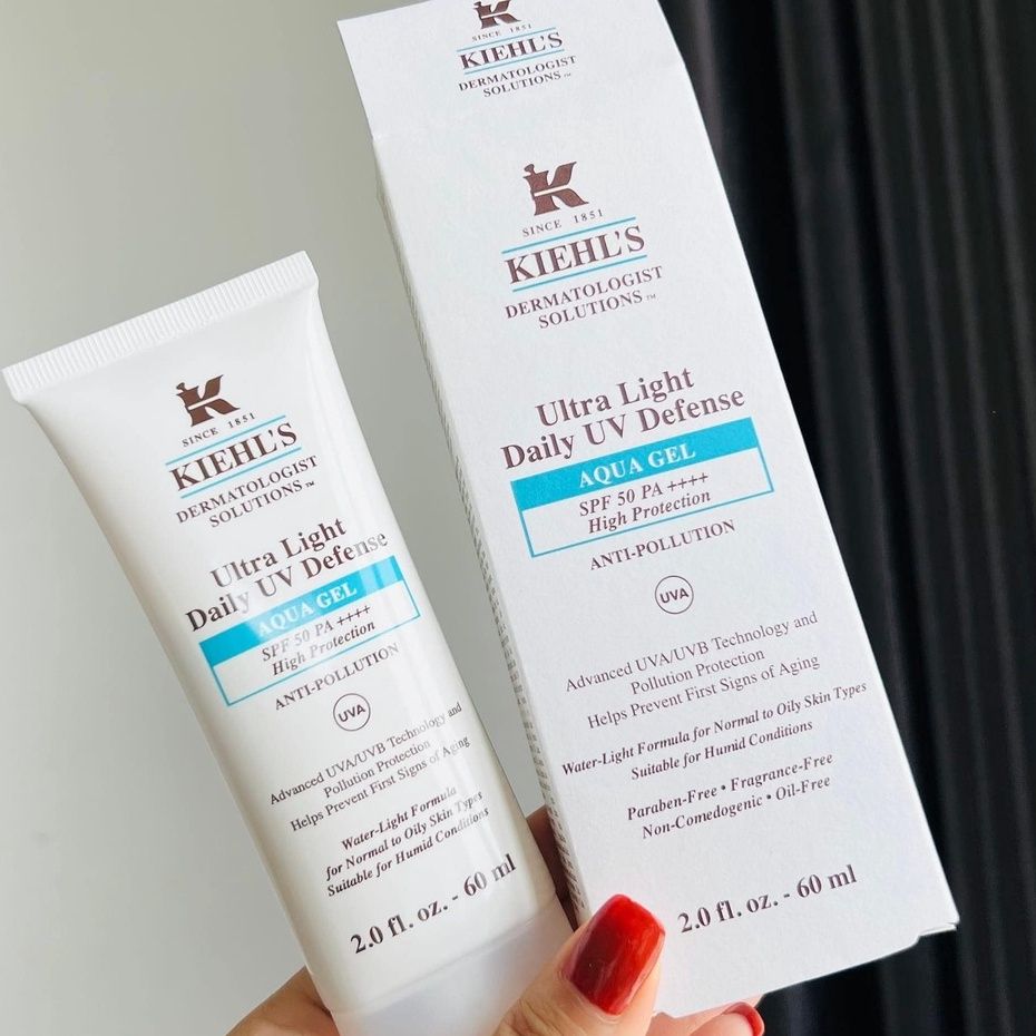 Kiehls - KCN Ultra Light Daily UV Defense 60ml #Aqua Gel (Ko tđ)
