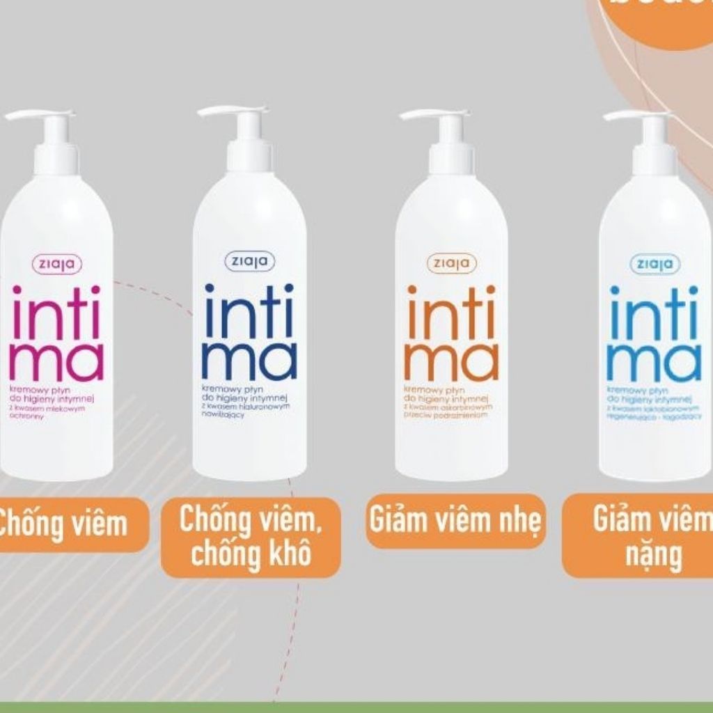 Dung dịch vệ sinh Intima 500ml #Cam