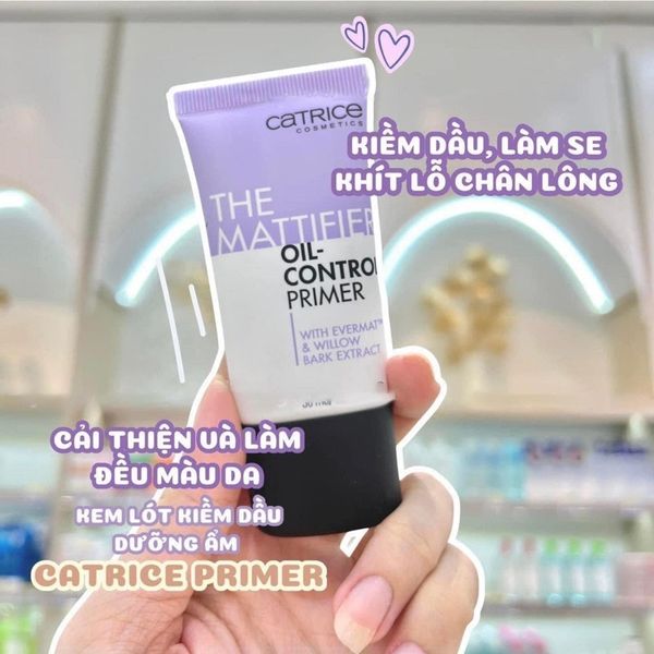 Kem Lót Catrice The Mattifier Oil-Control Primer 30ml Tím