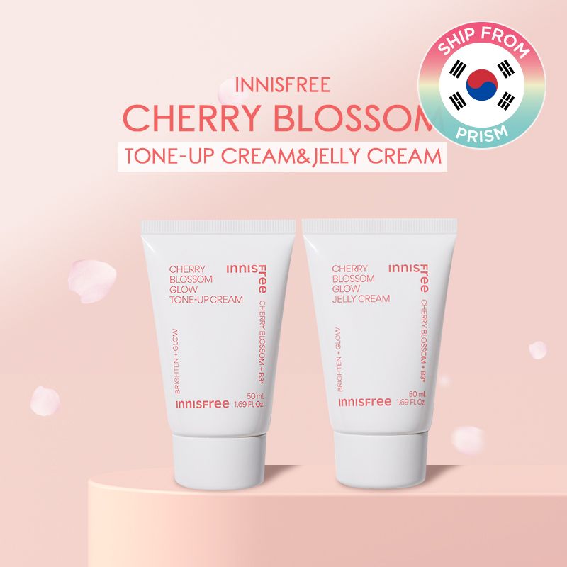 Kem Dưỡng Sáng Da Innisfree Cherry Blossom Glow Tone-Up Cream + B3 50ml