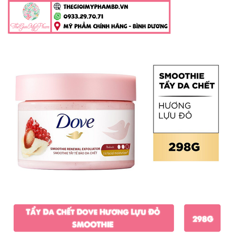 Tẩy Da Chết Dove Hương Lựu Đỏ 298g