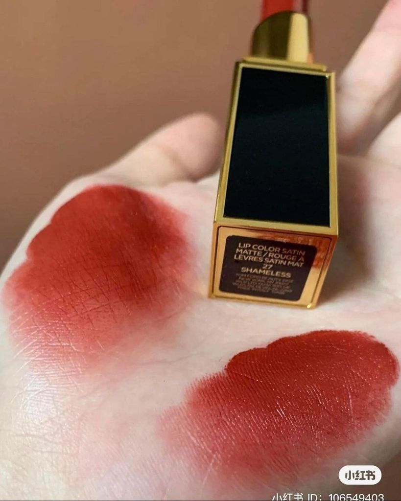 TomFord - Son Tom Ford Satin Matte Lip Color #27 Shameless (Ko tđ)